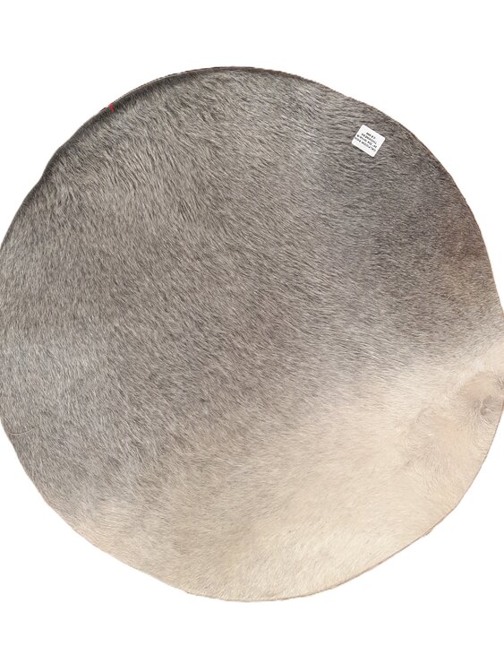 Koeienvel met haar &empty; 60 cm, dikte 1,5 - 3 mm 