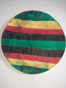 Geitenvel gekleurd &empty; 60 cm,  0,5 mm