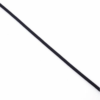 Touw Polyester, 4 mm, zwart, StigSlag (p/m) 