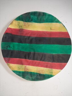 Geitenvel gekleurd &empty; 60 cm,  0,5 mm