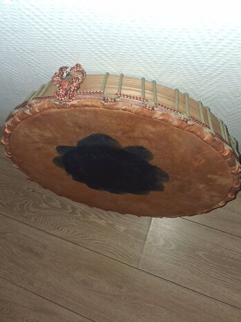 Sjamaan drum 50 cm gekleurd vel